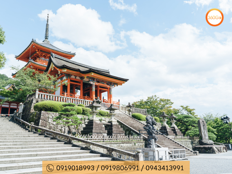 Kiyomizu có nghĩa là dòng nước tinh khiết - Du lịch 360Go